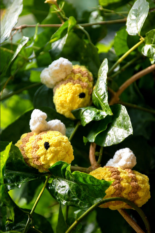 Hand-Crocheted Bumblebee Amigurumi